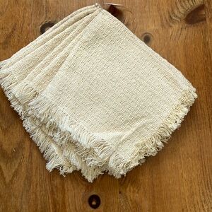 Vintage Hearthside Homespun Fringed Napkin Set